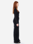 Preview: schwarze Hose aus Samt