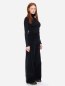 Preview: schwarze Hose aus Samt