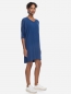Mobile Preview: Kleid in strahlendem Blau aus Viskose und Lyocell