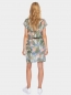 Mobile Preview: Viskose Kleid Milou mit Blätter-Print