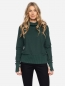 Preview: Sweatshirt aus Bio Baumwolle in grün, GOTS