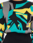 Preview: türkis gemusterter Pullover