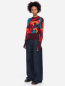 Preview: rot gemusterter Pullover