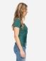 Mobile Preview: Angie - Shirt mit geknotetem Ausschnitt in grün