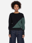 Preview: Damen Pullover, zweifarbig