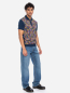 Preview: Poloshirt mit grafischem Muster