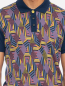 Preview: Poloshirt mit grafischem Muster