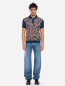 Preview: Poloshirt mit grafischem Muster
