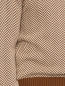 Preview: brauner Pullover mit Muster