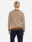 Preview: brauner Pullover mit Muster