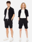 Preview: Unisex Shorts mit Leinen