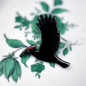 Preview: Emaille-Brosche Vogel
