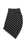 Preview: kurzer Rock mit Streifen