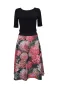 Preview: Kleid mit Dahlien-Design