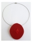 Preview: Statement Halskette "Chocker" in rot