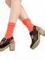 Preview: orange Nylon-Socken