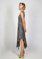 Preview: silber-graues Kleid mit asymmetrie