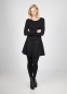Preview: schwarzes Kleid "Pippa" mit Sternchen