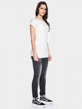 Longshirt aus Bio Baumwolle in weiß