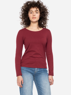 rotes Langarmshirt
