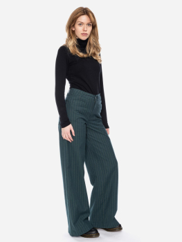 Preview: Damenhose mit Nadelstreifen