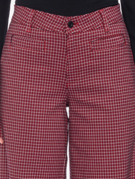 Damen Hose mit Karo