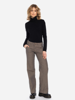 Preview: Damenhose mit Fischgrat