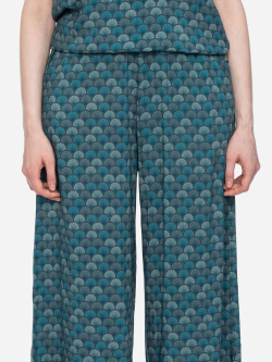 Preview: gemusterte Hose in 7/8-Länge