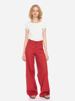 Damenhose mit weitem Bein
