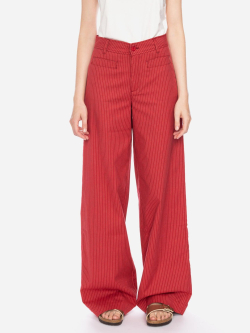 Damenhose mit weitem Bein