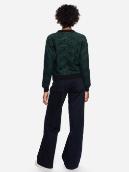 Lockerer Strick-Pulli