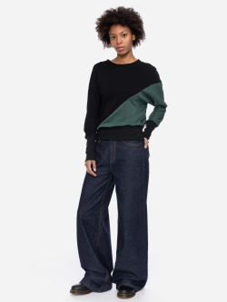 Damen Pullover, zweifarbig