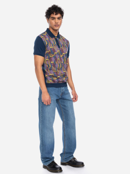 Poloshirt mit grafischem Muster