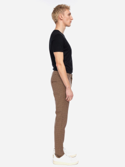 Preview: Stoffhose im Chino-Stil mit Karo