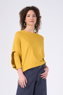 Preview: Oversize Shirt gelb