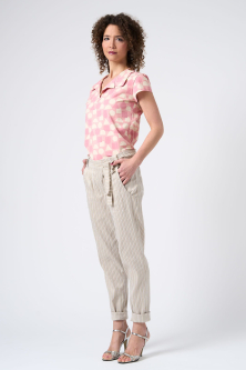 Preview: Damen Wickelhose in beige