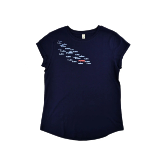 Damen Shirt mit Fische-Print