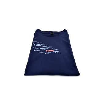 Damen Shirt mit Fische-Print