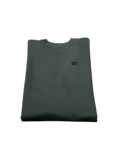 Preview: Bequemes Sweater-Kleid mit Stickmotiv