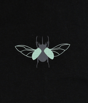 T-Shirt mit Nashornkäfer