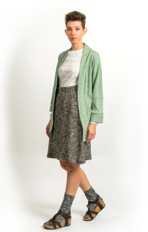 Preview: kurzer Rock mit Lurex