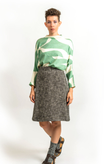 kurzer Rock mit Lurex