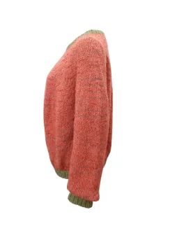 Preview: handgestrickter Wollpullover