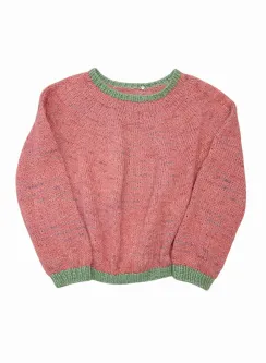 handgestrickter Wollpullover