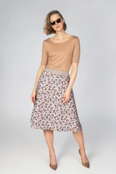 Kleid mit Leo-Rockteil