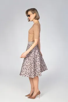 Kleid mit Leo-Rockteil