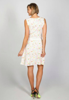 Preview: ärmelloses Kleid Kleid mit Neon