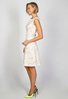 Preview: ärmelloses Kleid Kleid mit Neon