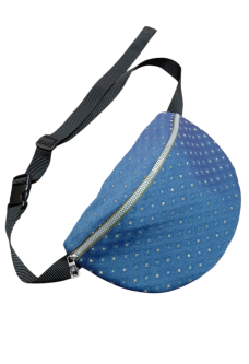 Preview: Stoffbauchtasche in Blau