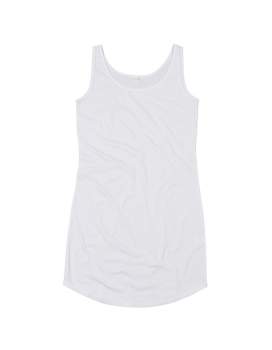 Schlichtes, ärmelloses Longshirt